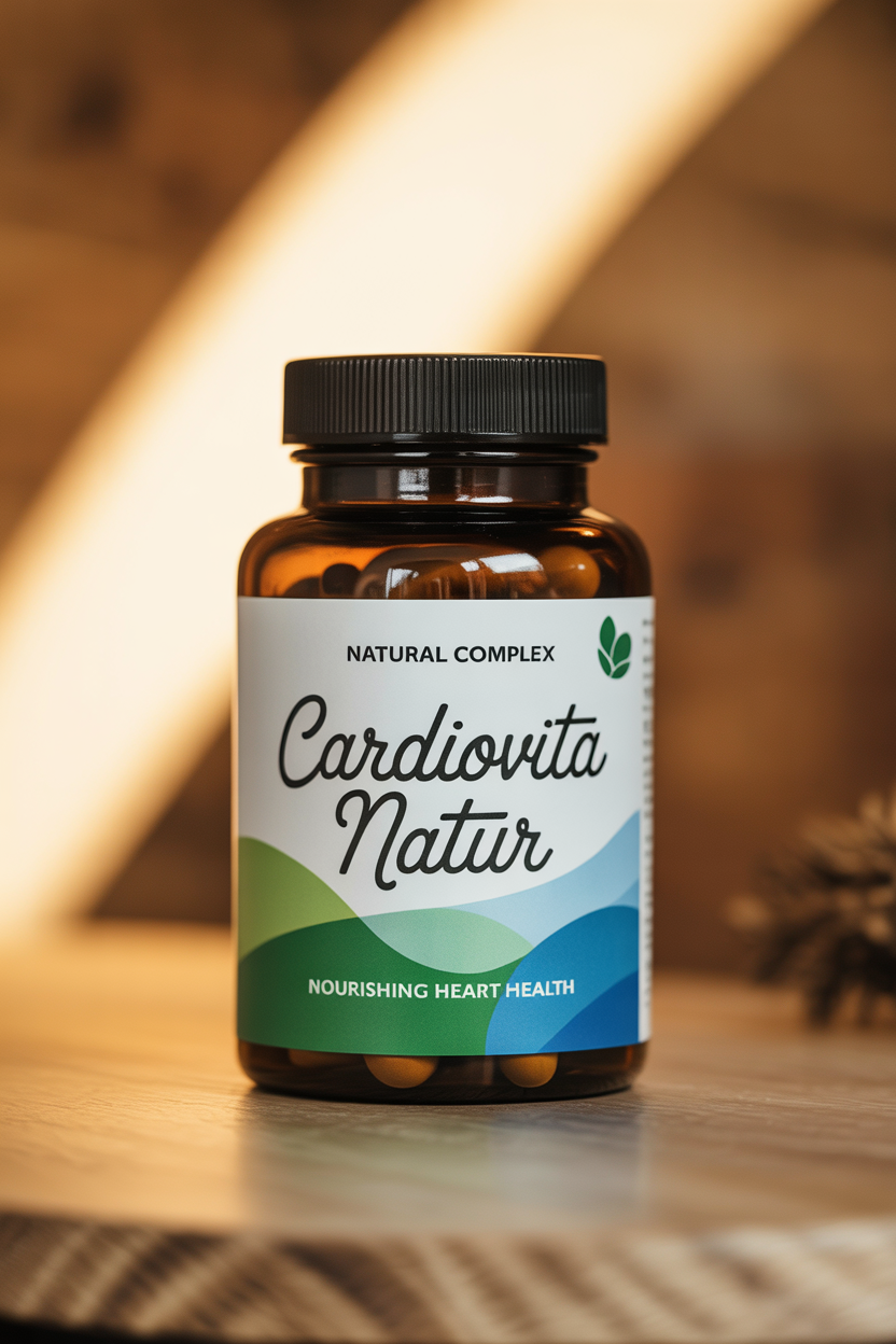 Cardiovita Natur natural complex supplement bottle with capsules